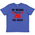 thumbnail image 3 of Inktastic Memaw Loves Me Grandson Gift Youth T-Shirt, 3 of 5