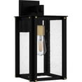 thumbnail image 6 of Quoizel Robbins 1-Light Matte Black Outdoor Wall Lantern, 6 of 7
