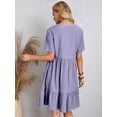 thumbnail image 2 of Vestido de verano para mujer, vestido con volantes, vestido de playa, vestido casual ligero, 2 of 5