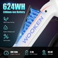 thumbnail image 3 of WOOKEN 20"X4.0 Fat Tire Electric Mountain Bike for Adults, Powerful Peak 1000W Electric Mountain Bicycle with 48V 624WH Removable Battery, Max speed 20MPH, UL2849, 3 of 8