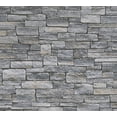 thumbnail image 1 of Best OF Wood'n Stone - Rouleau de Papier Peint Gris Brique en Bois Moderne, 1 of 1