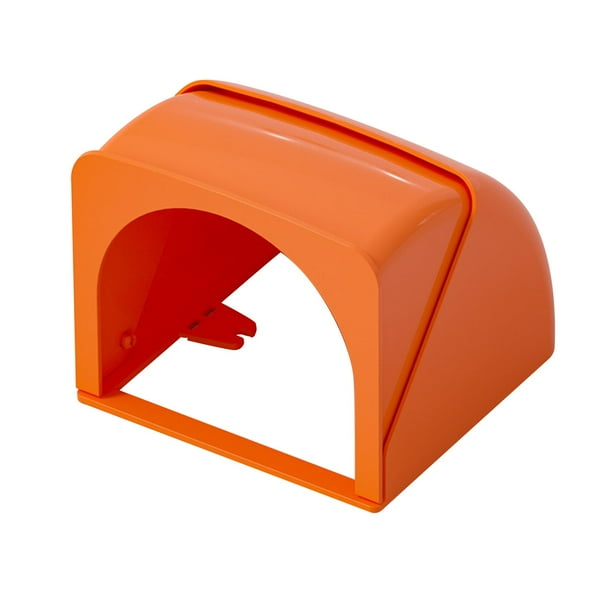 Accesorios para caja de enchufe de pared, caja de enchufe exterior impermeable, cubierta de toma de corriente impermeable Naranja plegable