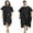 Stylish Black, variant on Winthome Surf Poncho Changing Towel Robe with Hood and Pocket, Microfiber Changing Towel Poncho Quick Dry for Surfing Beach Swimming Outdoor Sports ( M Black )
