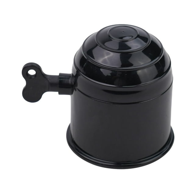 Car Tow Ball Cover Black/Silver Caravan Hitch Lockable Key Protector Semi Trailers Towing 50Mm Bar Replacement Black Mingyiq