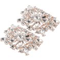 thumbnail image 2 of CIMAXIC Wedding 2pcs Bridal Shoe Clips Rhinestone Shoe Decoration Charms Party Wedding Shoe Clips,1.97"X1.38"X0.39", 2 of 4