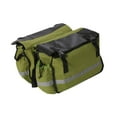 thumbnail image 2 of Siruishop Bike Pannier Double Pannier Multifunctional Bike Bags for Rear Rack for Shopping Green, 2 of 8
