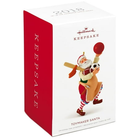 - Hallmark Keepsake 2018 Toymaker Santa Sports Equipment Ornament