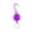 A, variant on Retractable Pull Badges Holder Steel Wire Rope Buckles Key Holder Carabiner Keychain Outdoor Keychain Tool