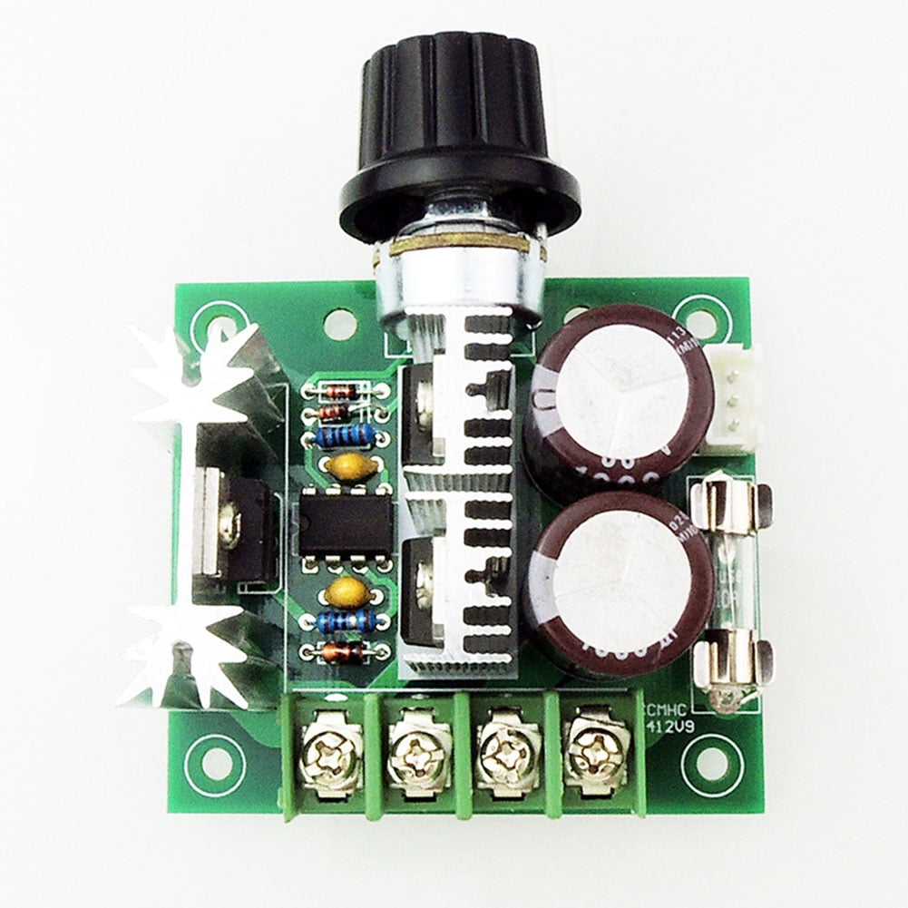 Vooruitgang Rijd weg straf 12V~40V 10A PWM DC Motor Speed Control Switch Controller Volt Regulator  Dimmer - Walmart.com