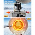 thumbnail image 5 of QIOMALA Propane Heater Outdoor - 15000 BTU Single Tank Top Propane Radiant Heater, Cordless Outdoor Gas Heater with Safety Shut-off Valve and 3 Settings for Patio, Camping, Fishing, Garage, 5 of 9