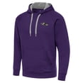 thumbnail image 2 of Men's Antigua Purple Baltimore Ravens Brushed Carbon Victory Pullover Hoodie, 2 of 4
