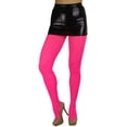 thumbnail image 7 of ToBeInStyle Women's Opaque Solid Color Nylon Tights Pantyhose Hosiery - Hot Pink - One Size, 7 of 7