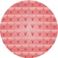 thumbnail image 1 of Ahgly Company Indoor Square Patterned Light Salmon Pink Area Rugs, 3' Square, 1 of 6