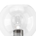 thumbnail image 2 of Benzara BM241171 Wall Sconce with Metal Frame & Glass Shade, Gray, 2 of 5