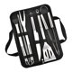 thumbnail image 4 of Accesorios determinados del conjunto de herramientas de la parrilla de del acero inoxidable para el artículo de la cocina Set de 9 piezas Macarena Pala de acero inoxidable para barbacoa, 4 of 8