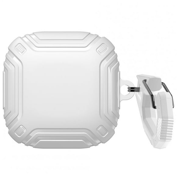 Portable Headset Case Protective Cover Wireless Bluetooth Earbuds Anti-fall Shell Compatible For Beats Fit Pro 2021 White