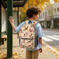 thumbnail image 6 of German Shepherd and Flowers 17" School Backpacks for Teens,Waterproof Oxford Fabric,S-Shape Padded Straps for School,Travel,Hiking,Camping, 6 of 6