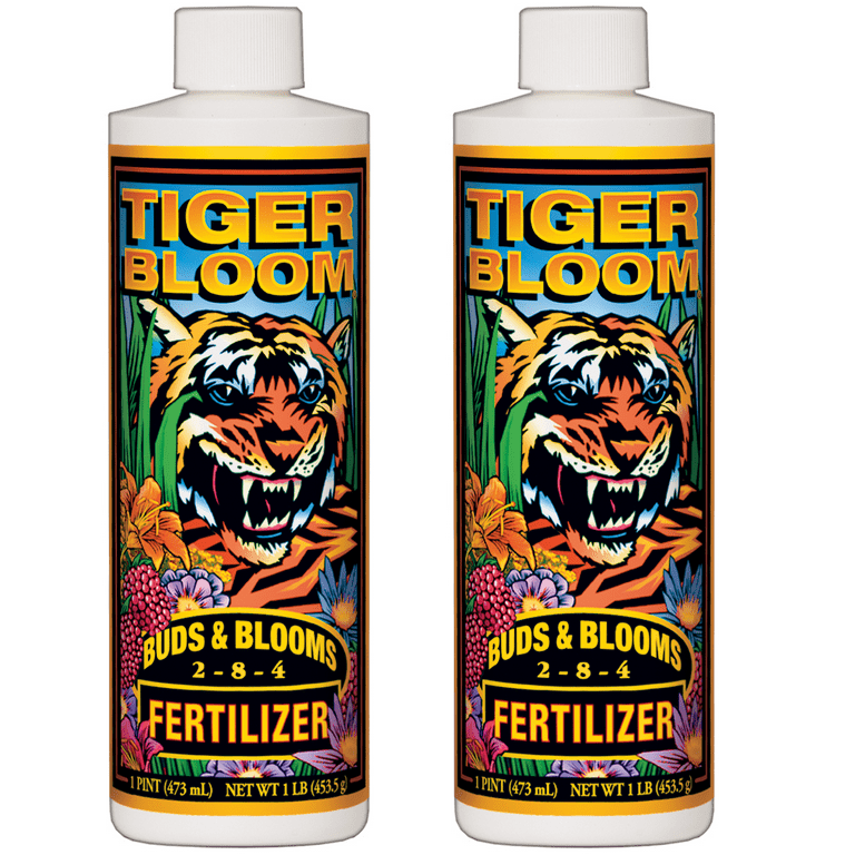 FoxFarm FX14093 Tiger Bloom Liquid Concentrate Plant Fertilizer 1 Pint 2 Pack Walmart