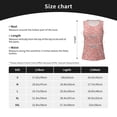 thumbnail image 5 of Gukieu Rose Gold Glitter Print Women's Quick-drying Fitness Vest, Round Neck Sleeveless Fitness T-shirt, Suitable for Yoga, Sports-X-Large, 5 of 7