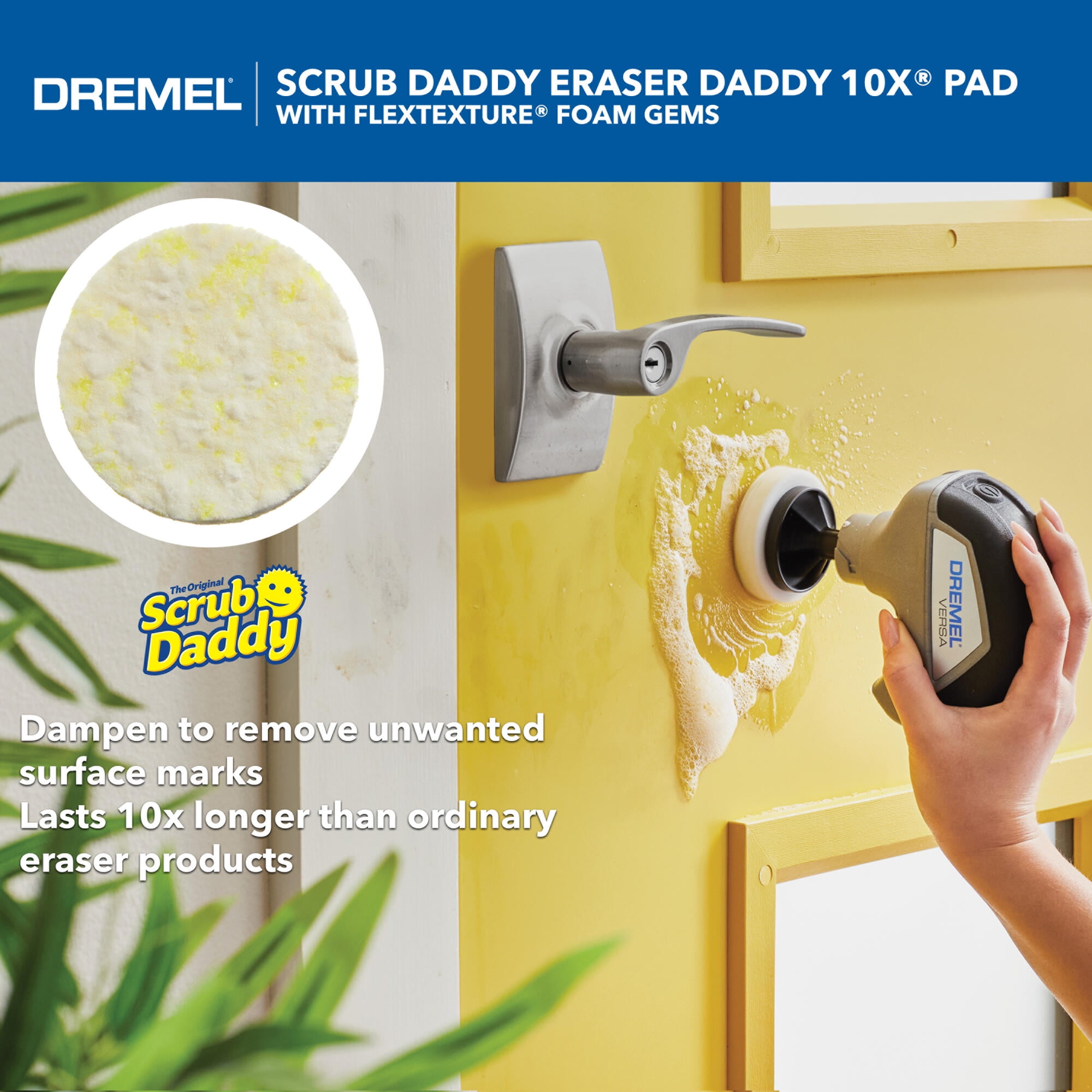 Dremel Versa Scrub Daddy Cleaning Pads, Replacement/Upgrade for Dremel Versa Tool, 5 Pieces