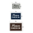thumbnail image 5 of Signs ByLITA Classic Framed, Please Check In Sign (Blue) - Small, 5 of 6