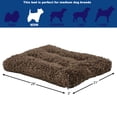 thumbnail image 2 of MidWest Quiet Time Dog Bed & Crate Mat, Deluxe Ombre Swirl, 30", Cocoa Brown, 2 of 5
