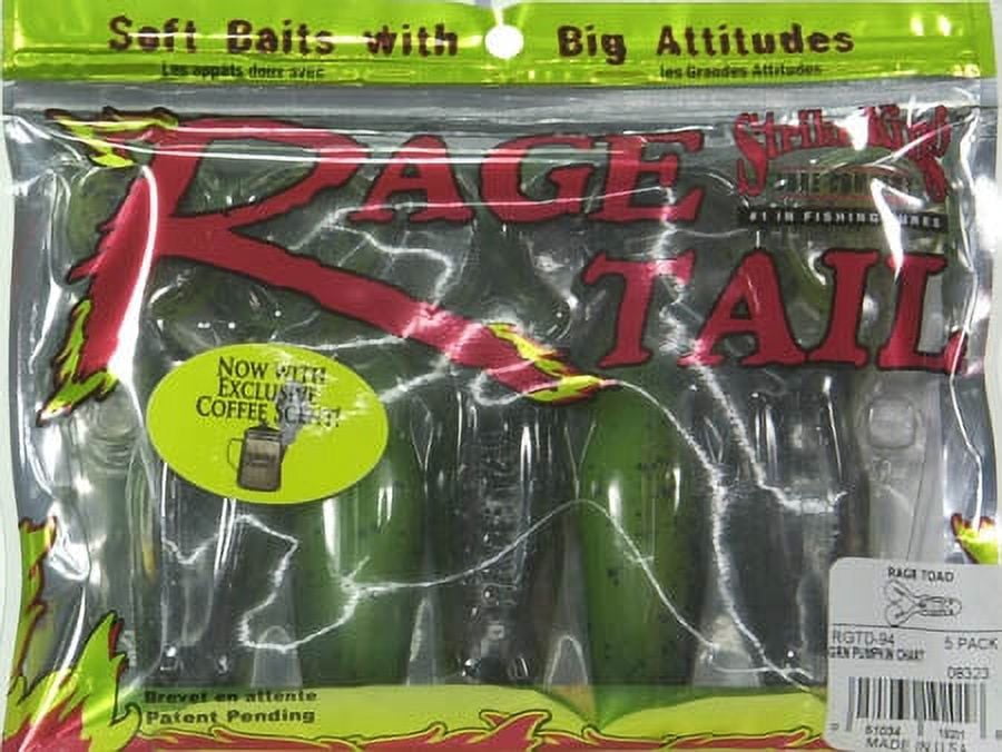 Strike King Rage Taod Watermelon Red Flake Soft Bait Lure