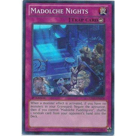 YuGiOh Lord of the Tachyon Galaxy Super Rare Madolche Nights LTGY-EN076