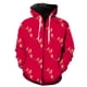 thumbnail image 1 of Sudadera con capucha y cremallera para hombre, diseño de flores de magnolia, divertida y genial, con estampado 3D extragrande, ideal para adolescentes, estilo hip hop, primavera y moda Harajuku., 1 of 6