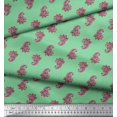 thumbnail image 2 of Soimoi Green Cotton Duck Fabric Floral & Paisley Print Fabric by Yard 42 Inch Wide, 2 of 3