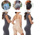 thumbnail image 5 of FITVALEN Seamless Women's Tummy Control Open Bust Mid-Thigh Bodysuit Shapewear, 5 of 6