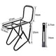 thumbnail image 2 of Bicycle Front Rack, Aluminum Alloy Luggage Touring Carrier Racks 15KG Capacity Mountain Road Bike P, 2 of 5