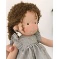 thumbnail image 2 of Doll Handmade Plush Doll Waldorf Inspired Custom Play Doll for Children with Set of Clothes and Customizable Hair Eye ,Auspicious Doll Birthday Gift#27, 2 of 6