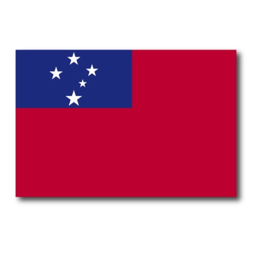 Samoa Samoan Flag Car Decal 4 x 6 Heavy Duty for Car Truck SUV
