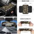 thumbnail image 5 of HUIACONG Dead Leaf Auto Seat Covers Full Set of 12 Pack Auto Steering Wheel Cover Car Seat Belt Pad Car Trash Bin Car Organizer Rearview Mirror Accessories Car Coasters for Cup Holders Keychain, 5 of 6