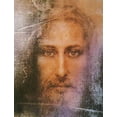 thumbnail image 2 of Archivio 26x32 Black Ornate Wood Framed with Double Matting Museum Art Print Titled - Jesus Christ Face sacred shroud, 2 of 4