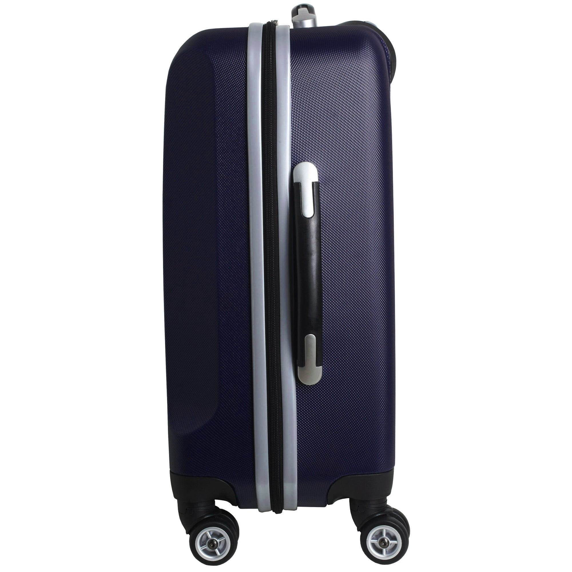 Denco NCAA Pepperdine Waves Carry-On Hardcase Luggage Spinner Navy 