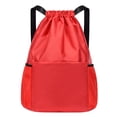 thumbnail image 2 of Mochila deportiva con cordón Yinane Resistente al desgaste gran capacidad Rojo, 2 of 8