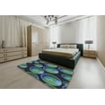 thumbnail image 4 of Ahgly Company Indoor Round Patterned Deep-Sea Blue Novelty Area Rugs, 9' Round, 4 of 6