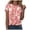 Pink, variant on idosla Vintage Boho Floral T Shirt for Women Cute Colorful Wildflowers Graphic Short Sleeve Fashion Girl Botanical Tee Tops (Army Green, S)