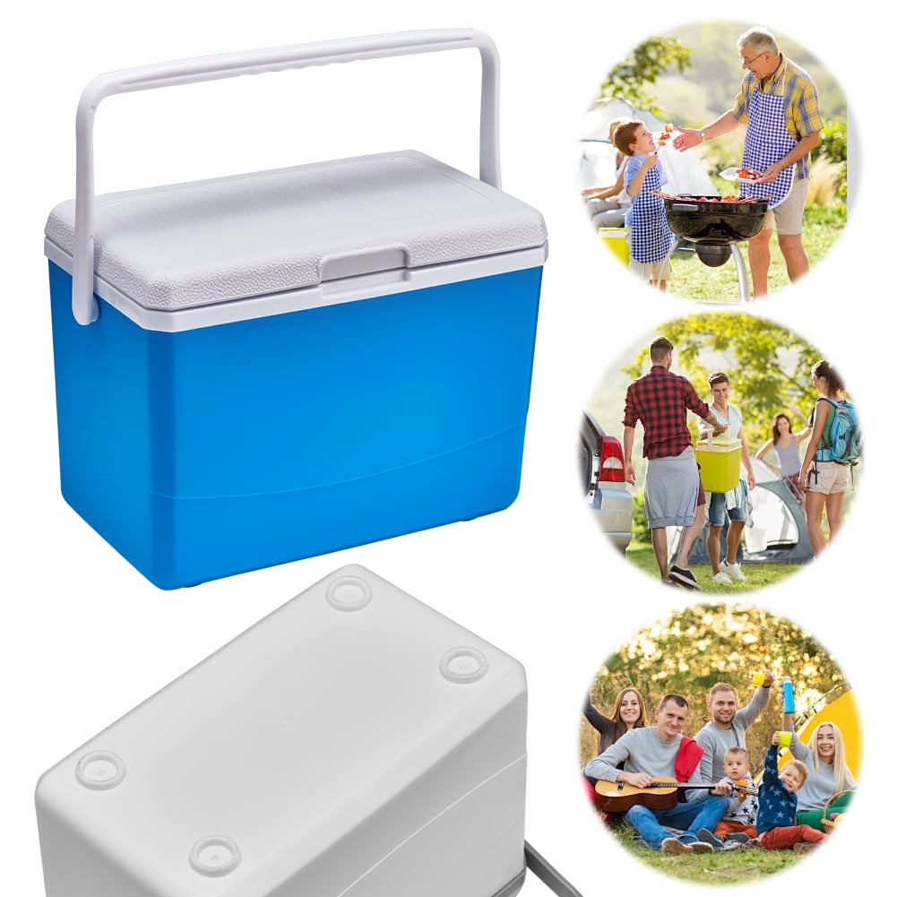 Insulated Cooler, Yucurem 3L Insulated Portable Cooler with Handle Ice Bucket Leak Proof Outdoor Hard Cooler for Beach, Picnic (Blue)