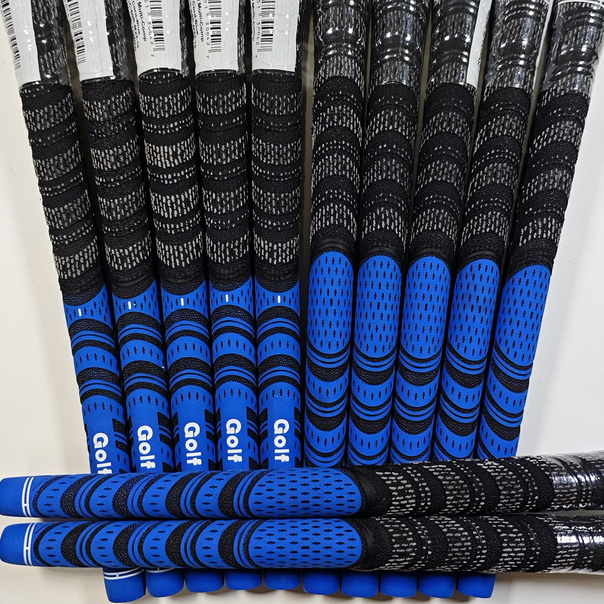 Golf Grips Multi Compound Standard/Midsize Rubber Golf Club Grip Blue Color 50PCS Midsize