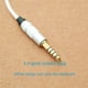 thumbnail image 2 of Cable adaptador de equilibrio con núcleo de alambre plateado, cable adaptador de audio hembra de 4,4 revoluciones y 3,5, 2 of 4