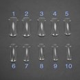thumbnail image 3 of Nail Art Extended Mold Tips Transparent 100Pcs M 6.3x3.1x0.7In, 3 of 8