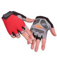 thumbnail image 1 of Guantes tácticos de medio dedo con red apilada para ciclismo, fitness, levantamiento de pesas, fitness, deportes al aire libre, guantes protectores solares para hombres y mujeres, 1 of 5