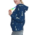 thumbnail image 2 of Kdxio Lighthouses and Anchors Print Womens Oversized Hoodies Sweatshirts Hooded Pullover Tops Sweaters Casual-XX-Large, 2 of 7