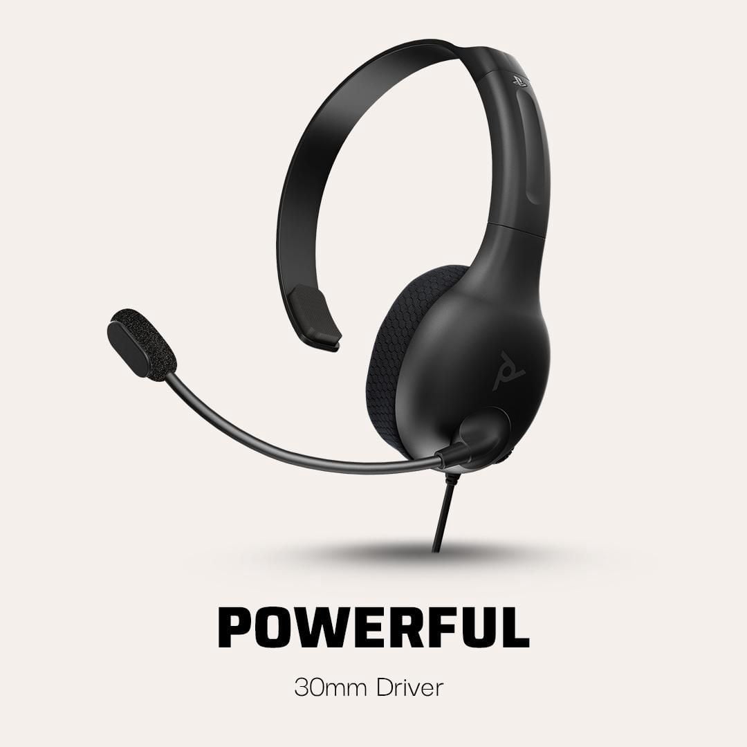 PDP Gaming LVL30 Wired Chat Headset - PlayStation 5, PlayStation 4