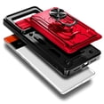 thumbnail image 4 of Nagebee Case for Google Pixel 6 Pro Case with Screen Protector (Soft HD), Heavy-Duty Full-Body Protective [Military-Grade] Camera Cover, Magnetic Car Mount Ring Holder Durable Case (Red), 4 of 5