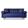 thumbnail image 2 of Sofá Cama De Lino Azul Makora Modelo Brooklyn, 2 of 8