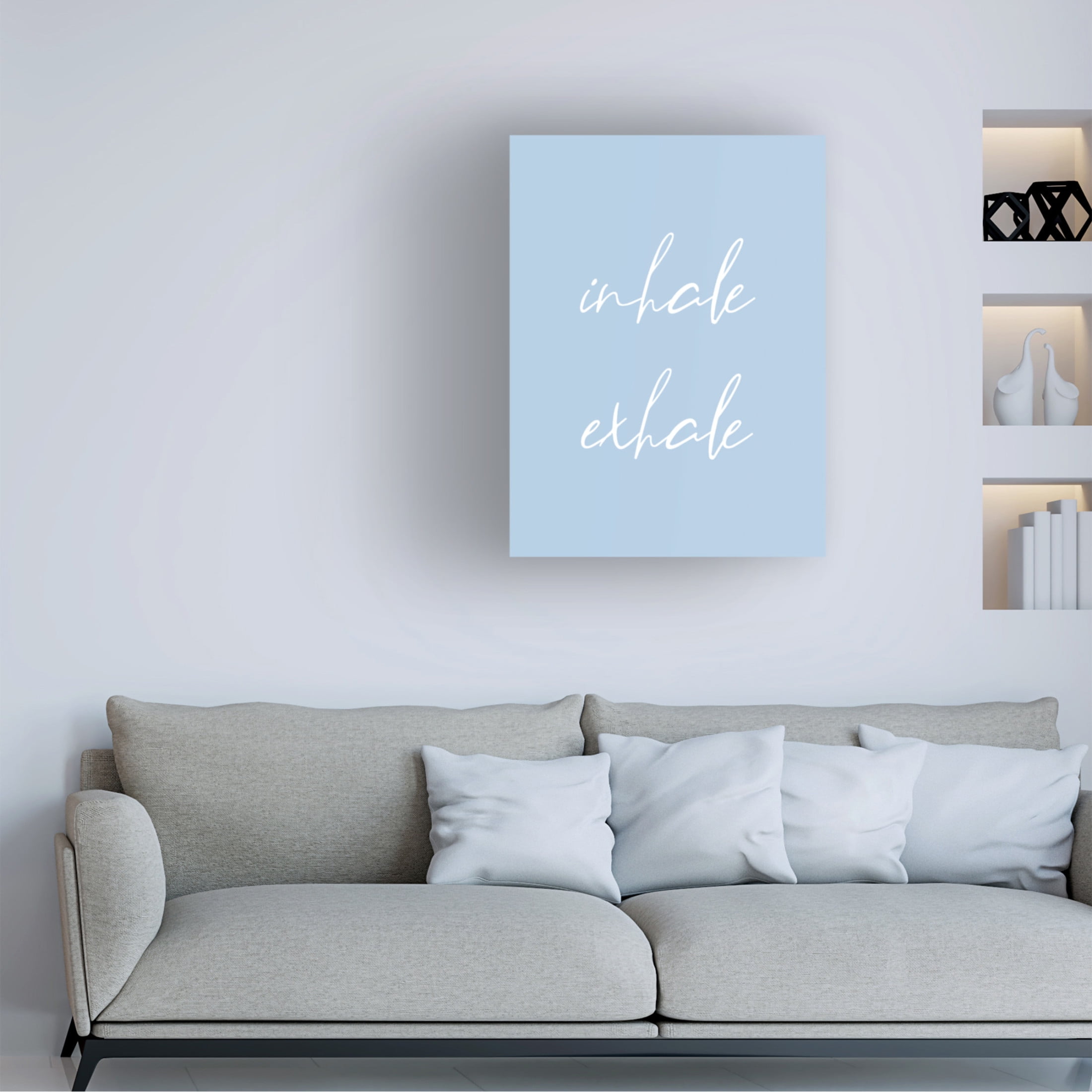 Trademark Fine Art Beth Cai  Inhale Exhale No3 Canvas Wall Art